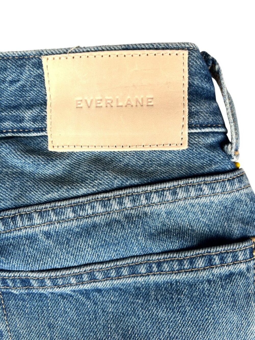 The Curvy 90s Cheeky Straight Jean By Everlane - Vintage Mid Blue High Rise 24 - Picture 6 of 16